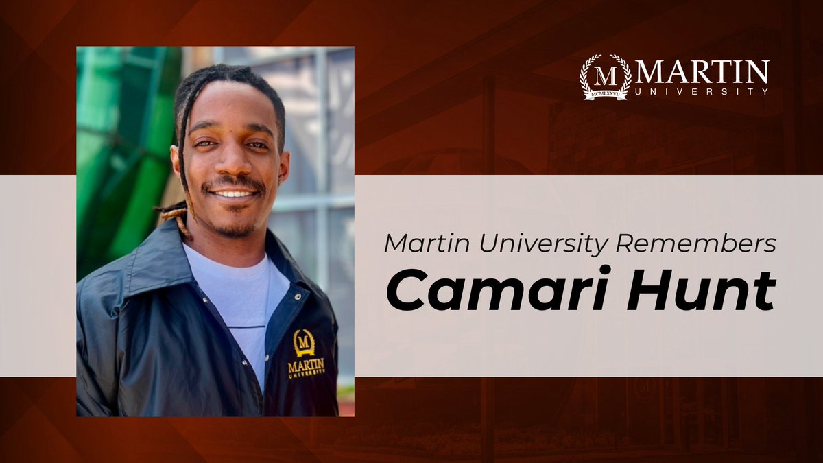 Today, we honor and remember Camari Hunt, a cherished member of the Martin University family. Your spirit will forever be in our hearts. Read more about Camari’s legacy: wix.to/qtMFkgA