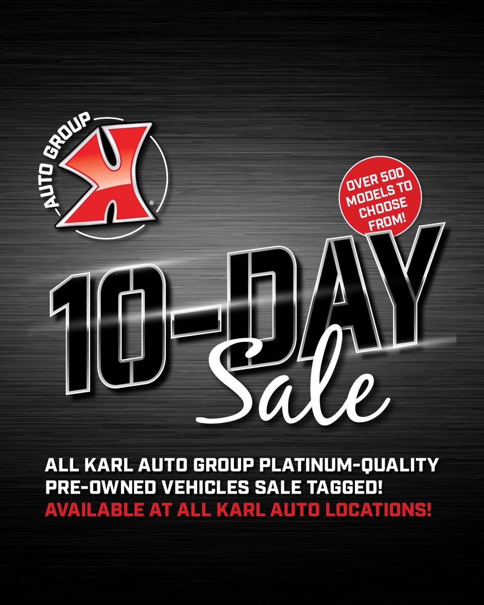 It’s back! Get ready for unbeatable deals on top-quality pre-owned vehicles—you won’t want to miss this! 🚗 🎉