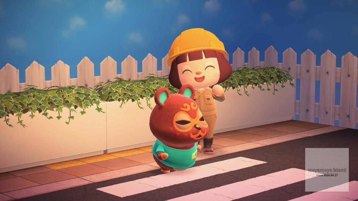 hiro_moya2sima's tweet photo. 試しに作ってみた、勝手にCMオマージュ。
…あまりに微妙な出来だから夜中にこっそり😁
元ネタ分かります？？

#あつまれどうぶつの森 #あつ森写真部 #あつ森 #ACNH #AnimalCrossing #NintendoSwitch #どぐろう 

#清水建設 https://t.co/oUQ9SAWEKG