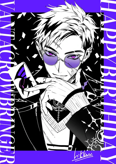 Happy birthday ,vanta‼️㊗️🥂🎉🥳 

#VantacrowWasBorn 