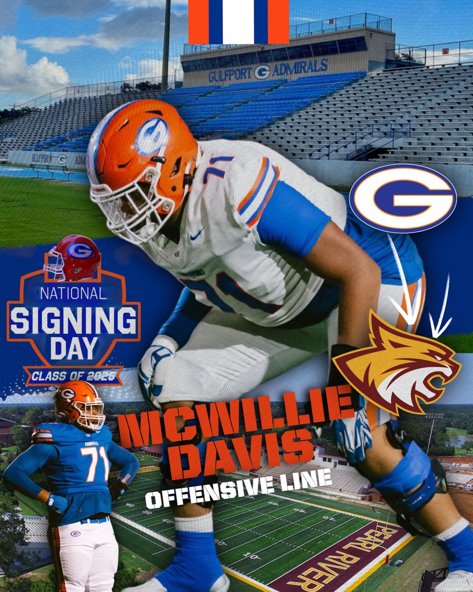 Gulfport_FB's tweet photo. It’s official!  @oomj_ has signed with @PearlRiverFB! ✍️📑

#Hooyah | #NextLevelAdmirals ⚓️⛓️ https://t.co/sgRMvWT90I