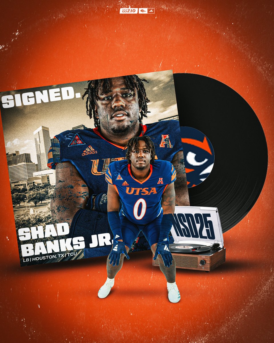✍️ 𝓢𝓲𝓰𝓷𝓮𝓭

☑️ Shad Banks Jr. 
📍 Houston, TX | North Shore HS
🏈 LB

Welcome to the #210TriangleofToughness, <a href="/ShadrachBanks/">𝓛𝓘𝓛 𝓢𝓗𝓐𝓓</a> 

#NSD25 | #BirdsUp🤙