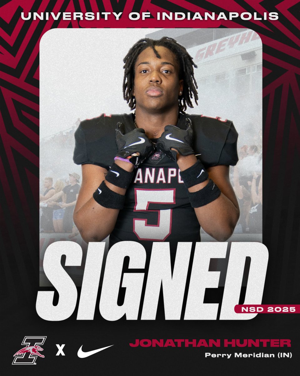 UIndy Football (@uindyfb) on Twitter photo Welcome 2⃣TheHound5⃣‼️
👤 <a href="/Hunter_Jon2007/">Jonathan Hunter ATH 29’</a>
🏈 Perry Meridian (IN)
🎞️ tinyurl.com/m4k3chr3
#GoHounds | #TogetherWeWin Welcome 2⃣TheHound5⃣‼️
👤 <a href="/Hunter_Jon2007/">Jonathan Hunter ATH 29’</a>
🏈 Perry Meridian (IN)
🎞️ tinyurl.com/m4k3chr3
#GoHounds | #TogetherWeWin