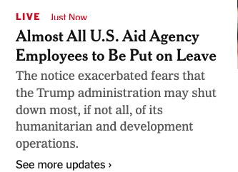 GregMionske's tweet photo. @nytimes AID is an acronym.  Stop trying to pass it off as something else. https://t.co/amavcZKamG