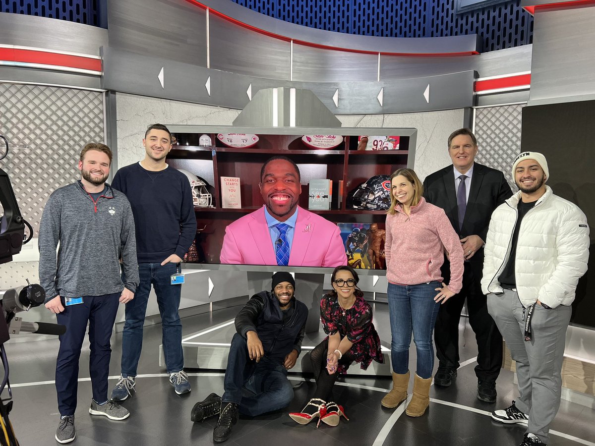 Happy National Girls and Women in Sports Day! Happy to work with some amazing ladies on our little college football show! (Including those not pictured!)