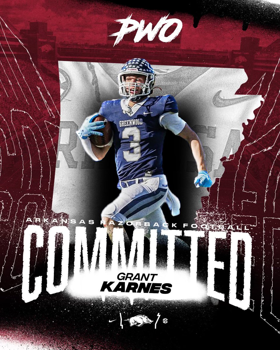 Grant Karnes (@karnesgrant) on Twitter photo After talking with <a href="/CoachSamPittman/">Coach Sam Pittman</a> I have blessed to say I am committed! Go hogs! <a href="/RonnieFouch/">Ronnie Kainoa Fouch</a> <a href="/RazorbackFB/">Arkansas Razorback Football</a> <a href="/GreenwoodFball/">Greenwood Football</a> After talking with <a href="/CoachSamPittman/">Coach Sam Pittman</a> I have blessed to say I am committed! Go hogs! <a href="/RonnieFouch/">Ronnie Kainoa Fouch</a> <a href="/RazorbackFB/">Arkansas Razorback Football</a> <a href="/GreenwoodFball/">Greenwood Football</a>