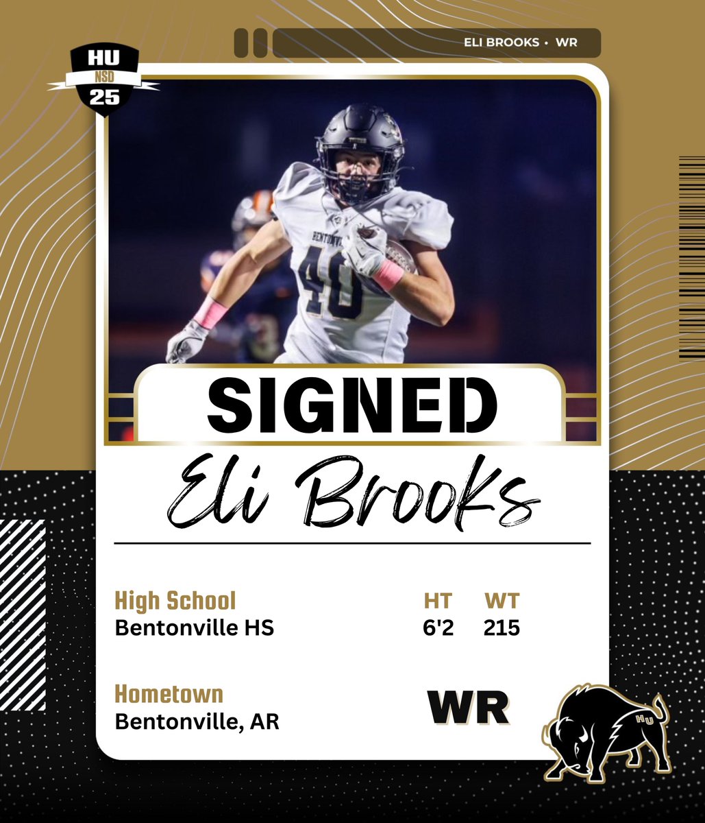 Eli Brooks is officially a Bison!
