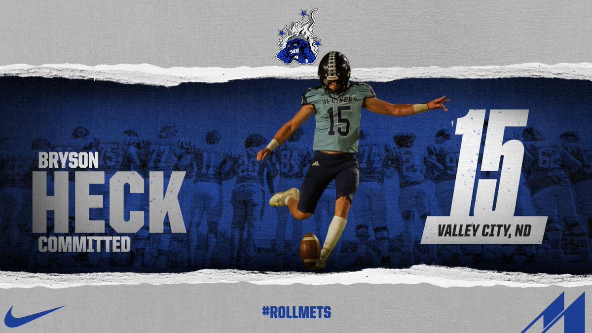 Comet Football (@mayville_fb) on Twitter photo Bryson comes to us from Valley City High School. Bryson was an impressive QB at the High School level and an outstanding Kicker. He is going to come in and compete right away for us at kicker, with the ability to change the game with his leg. - <a href="/coachlarsonmsu/">Rocky Larson</a> Bryson comes to us from Valley City High School. Bryson was an impressive QB at the High School level and an outstanding Kicker. He is going to come in and compete right away for us at kicker, with the ability to change the game with his leg. - <a href="/coachlarsonmsu/">Rocky Larson</a>