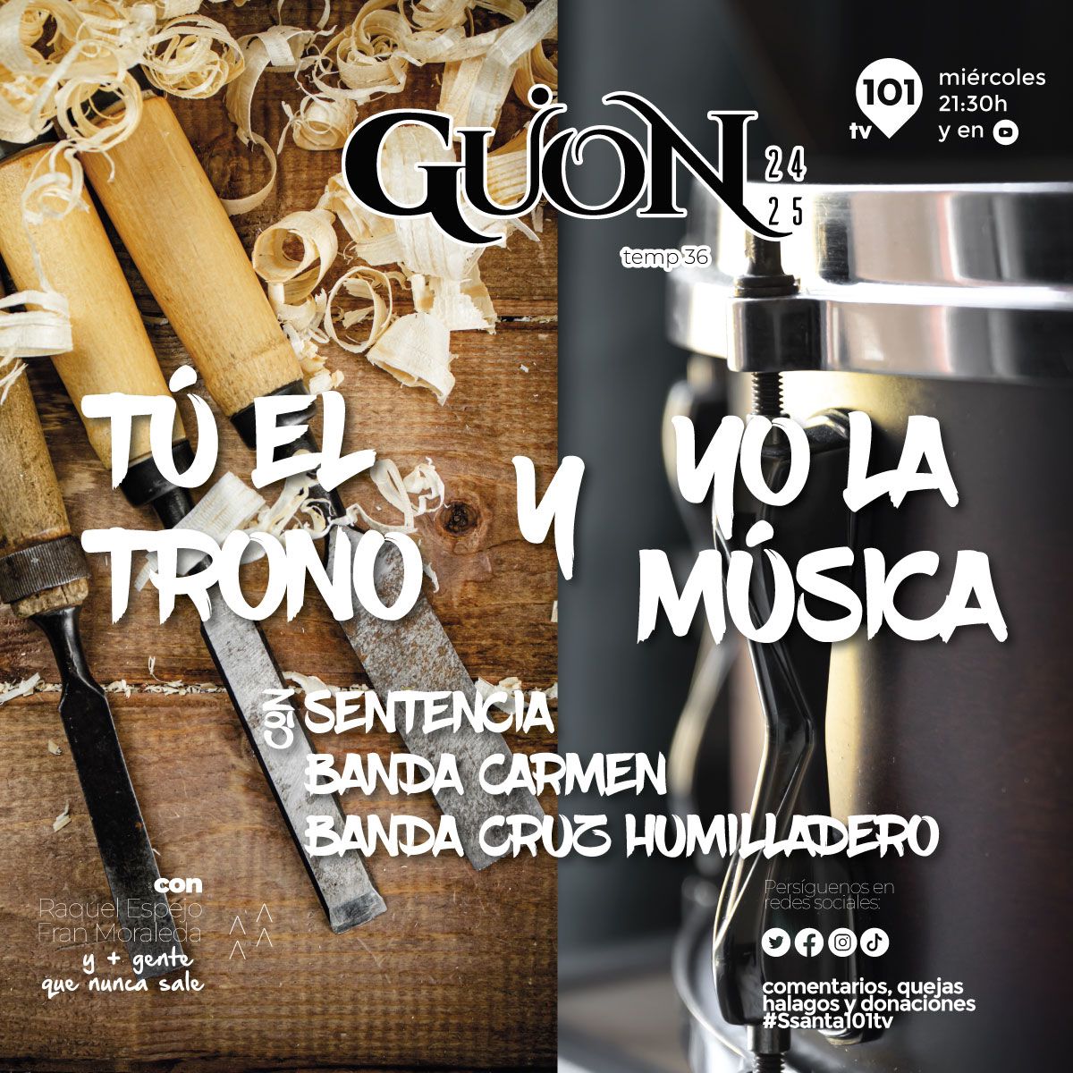 Esta noche estaremos con nuestros amigos de <a href="/101tvMalaga/">101TV Málaga</a>  en el programa Guión a las 21:30h 🕥

¡No te lo pierdas!