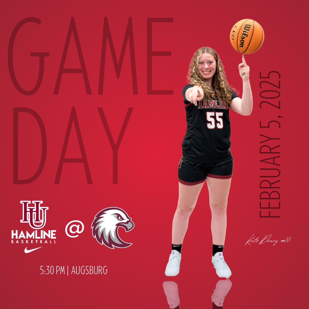 🚨GAME DAY - ACROSS THE RIVER‼️

🏀- @ Augsburg 
📍- Si Melby Hall 
⏰- 5:30 PM
💻- miacsportsnetwork.com/augsburg 

#goHU