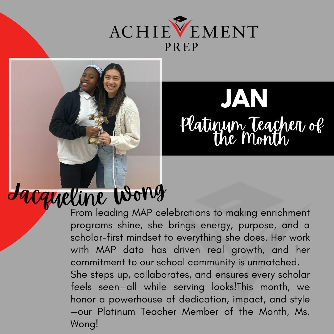 Shoutout to Johnson &amp; Wong—two powerhouse Platinum Teachers bringing dedication, joy, and a scholar-first mindset every day! 💪🏾✨ From organizing events to leading with impact &amp; style, they go above &amp; beyond for our STAR scholars. 🌟 #PlatinumExcellence #ScholarFirst