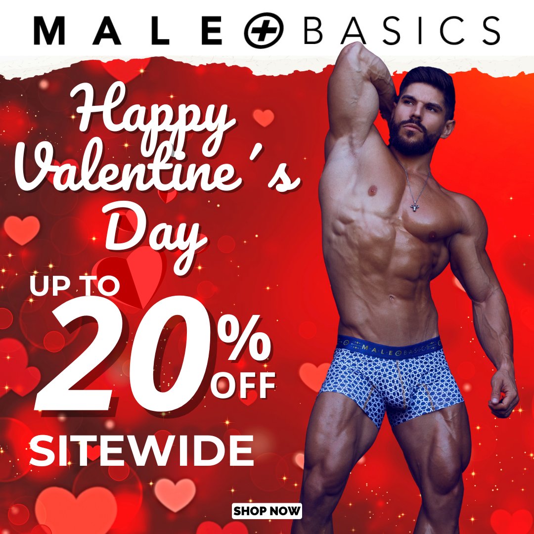 ❤️ Celebrate Valentine’s Day in style with up to 20% OFF sitewide! 💘
Whether you're treating yourself or someone special, our collection of premium underwear is just what you need. 😏 Don't miss out—shop now and get ready to feel confident and comfortable! 💪
#ValentinesDay