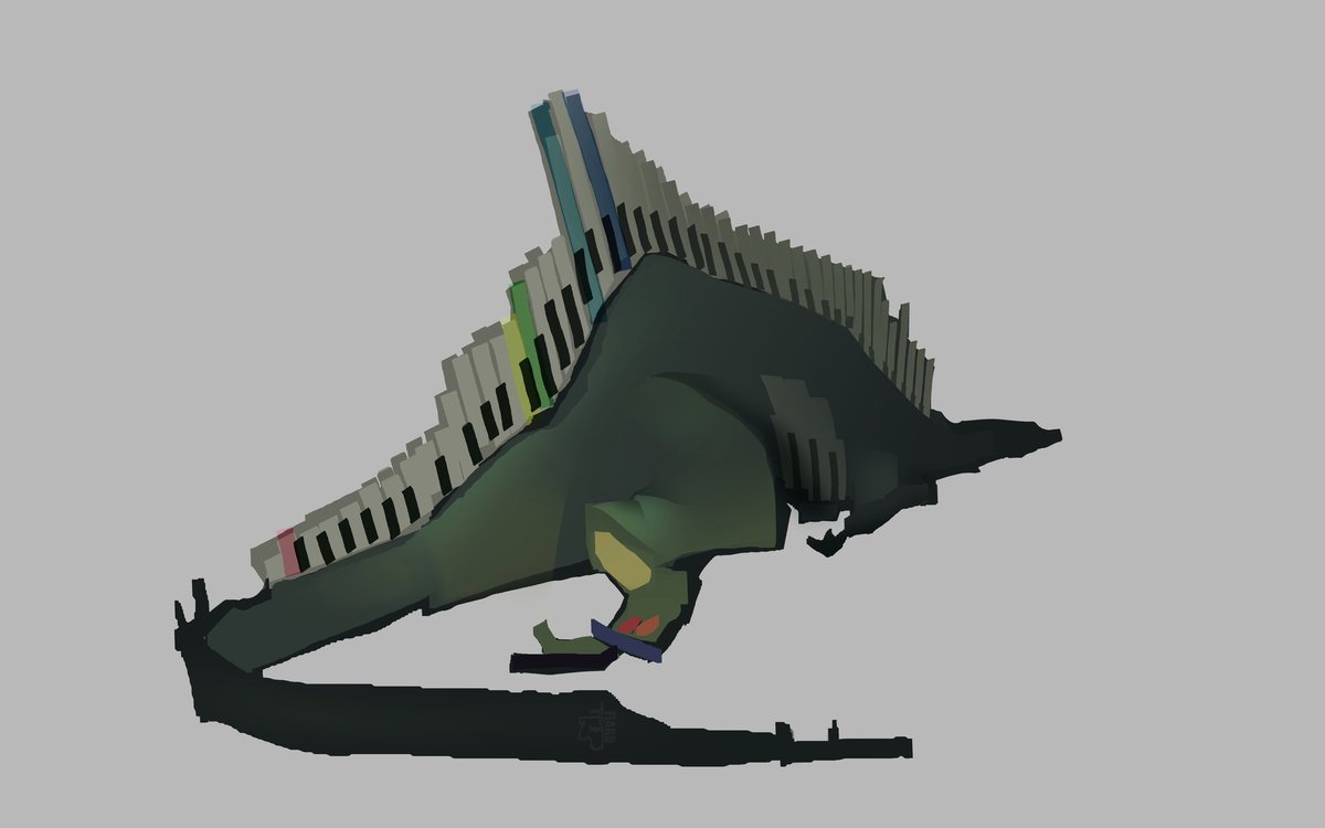 #PoppyPlaytimeChapter4 #PoppyPlaytime #PoppyPlaytime4 #Pianosaurus #fanart 

I used a spinosaurus as the base.
I thought it would be ideal to make a crest out of piano keys.🥩✨🦴