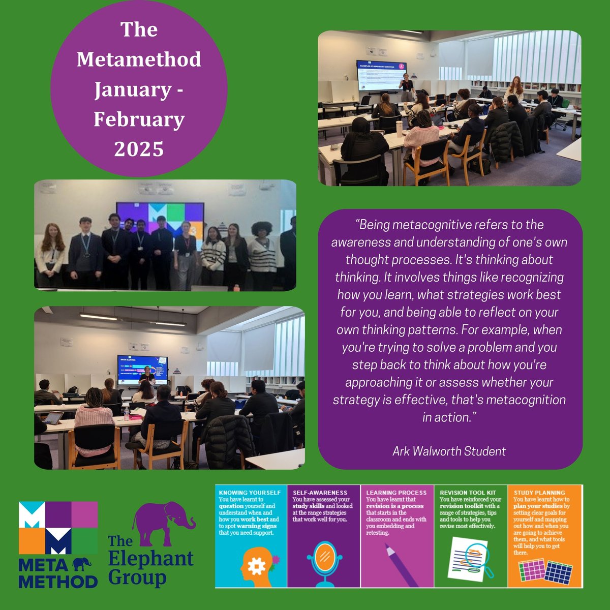 The Elephant Group (@elephant__group) on Twitter photo A fantastic four weeks delivering #metacognition, #revision and #studyskill sessions at <a href="/ArkGlobeAcademy/">Ark Globe Academy</a> and <a href="/WalworthAcademy/">Ark Walworth Academy</a>. Thanks to <a href="/mrfazack/">Carl Fazackerley</a> and Jenny Walsh for welcoming us to your screens and classrooms! A fantastic four weeks delivering #metacognition, #revision and #studyskill sessions at <a href="/ArkGlobeAcademy/">Ark Globe Academy</a> and <a href="/WalworthAcademy/">Ark Walworth Academy</a>. Thanks to <a href="/mrfazack/">Carl Fazackerley</a> and Jenny Walsh for welcoming us to your screens and classrooms!