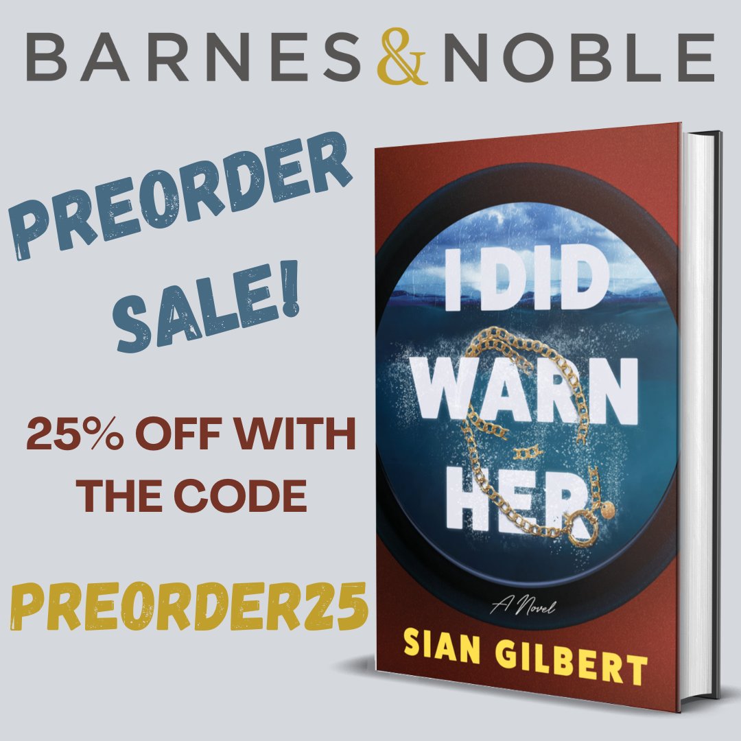 If you haven't already, now is the perfect time to preorder I DID WARN HER, coming to the US June 17th! 🔥