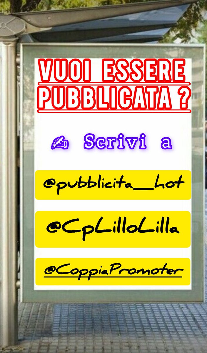 CpLilloLilla's tweet photo. Facciamo dei film hard insieme? 🔞🎥
✍️ info 
✍️ @CpLilloLilla @CoppiaPromoter https://t.co/JaZpb7p1Hu
