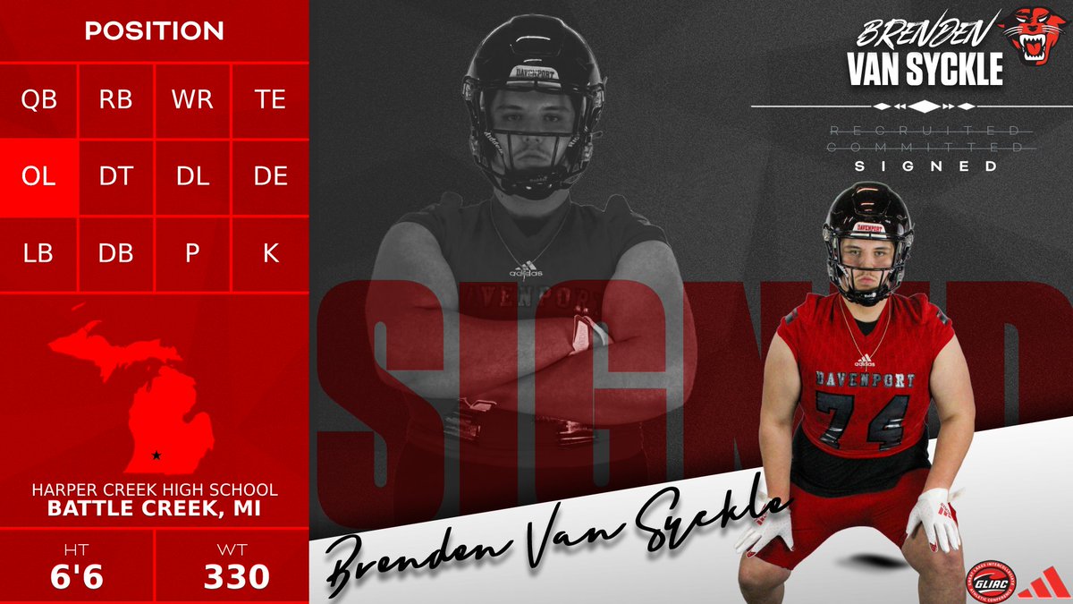 DUAthletics's tweet photo. All of the hard work has led up to this day. Welcome to the DU family, Brenden Van Syckle!

#NSD25 #DUWork #DUFootball https://t.co/kliyO6bLU5