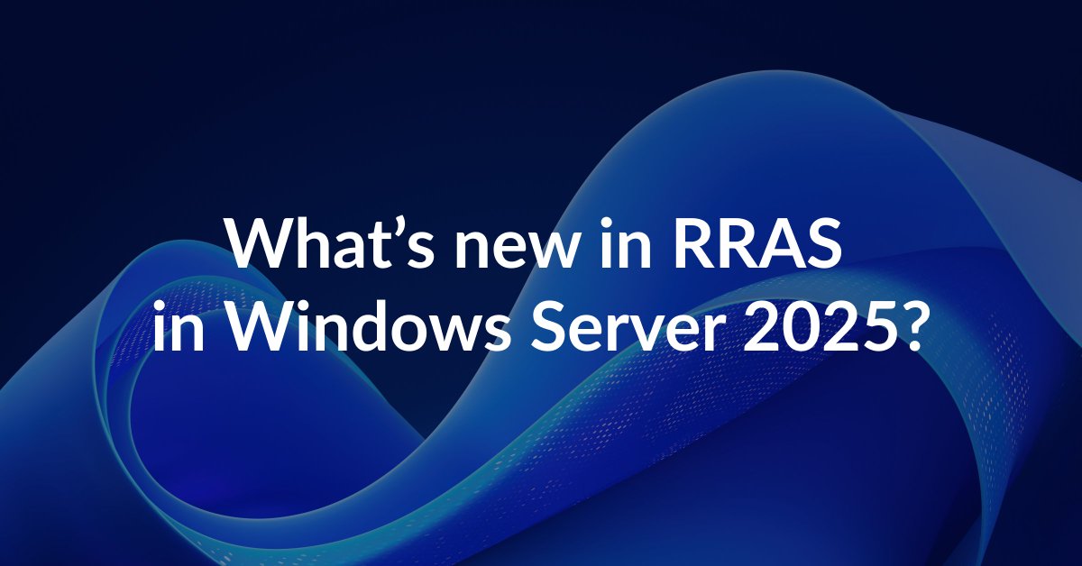 starwindsan's tweet image. 📣#StarWind_how_to
#WindowsServer2025 brings big changes to Routing and Remote Access Services! Learn from the new article by Vladan Seget @vladan for #StarWind what’s new, how to set it up, and why #RRAS is still a great option for remote access. Read more here:…
