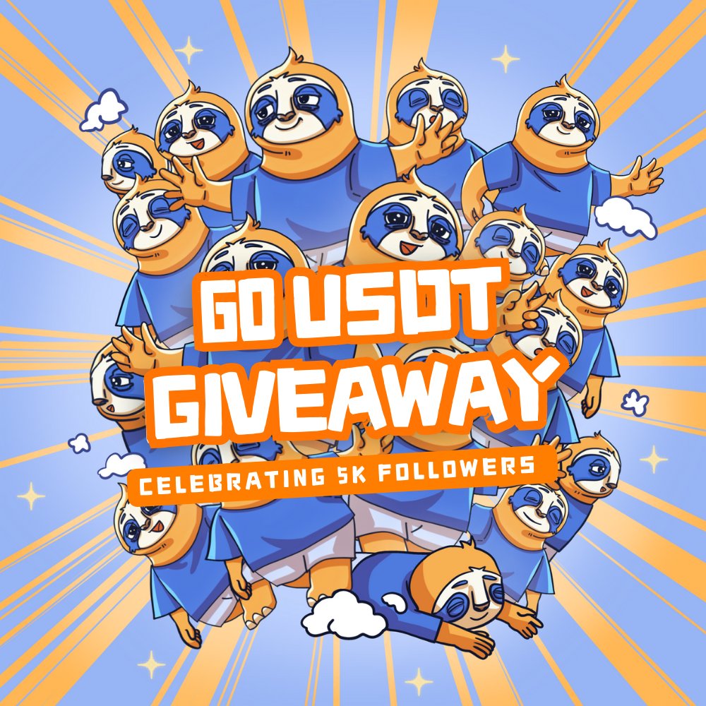 XyesSLOTH's tweet photo. 🎉 SLOTH $60 GIVEAWAY! 🎉
Lazy but lucky! To celebrate hitting 5k followers, we’re giving away 60 USDT! 🤑💰
How to enter:
✅ Follow @XyesSLOTH 
❤️ Like this post
🔁 Retweet
🎯 Winner will be randomly selected in 48 hours!  🦥💸 #SLOTHGiveaway #CryptoGiveaway https://t.co/xs2hzeR5Y4