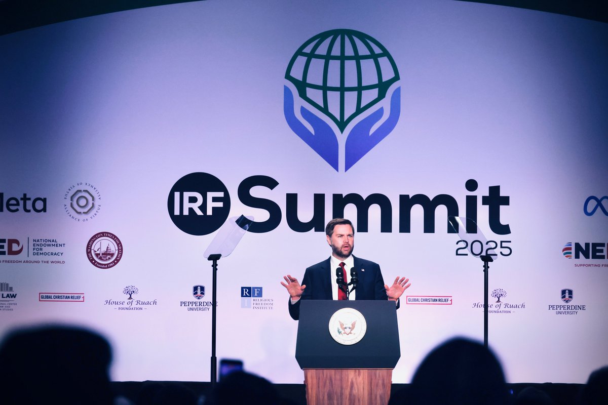 #IRFSummit2025 was honored to hear from <a href="/VP/">Vice President JD Vance</a> this morning.