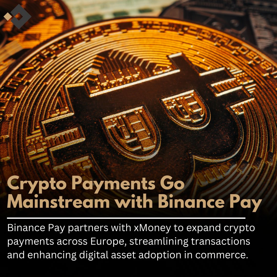 Binance Pay teams up with xMoney to expand crypto payments across Europe,  making digital asset transactions faster and more seamless for businesses  and consumers. This move boosts mainstream adoption, giving crypto holders