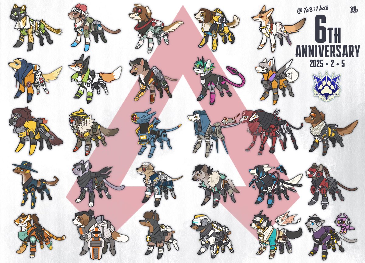 ya8i1ba8's tweet image. #APEX6周年
おめでとうございます🐾