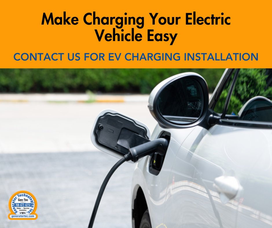 generatortec's tweet image. Make charging your electric vehicle easy and convenient with a professional EV charger installation! Our experts will set up your home charger so you can power up quickly. Reach out now to get started! 
#EVCharging #HomeInstallation 

bit.ly/3O27BfC