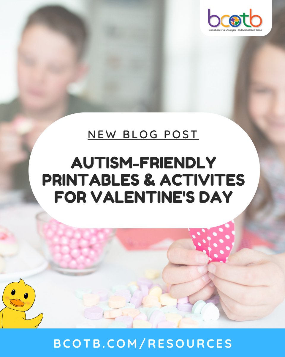 ABATherapy's tweet photo. 💞 Check out our new Valentine's Day blog! 💞

👉Click the link in our bio to read about free printable activites or learn more about how to include your kiddo with sensory-friendly activites!

-
#SensoryFriendly #AutismSupport #ValentinesDay #SensoryProcessing #AutismAwarenes... https://t.co/j0MelefC4w