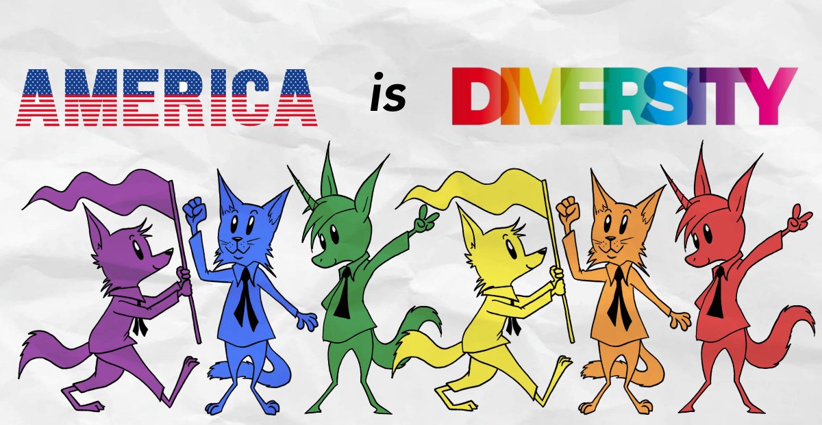 AndoSugi's tweet image. There are those that wish to deny this. Small minded people who fear the world and those that take advantage of this fear and hate for their own selfish benefit. But it is the truth.
#50501movement #BuildTheResistance #AmericaIsDiversity #furryart #cartoon #art