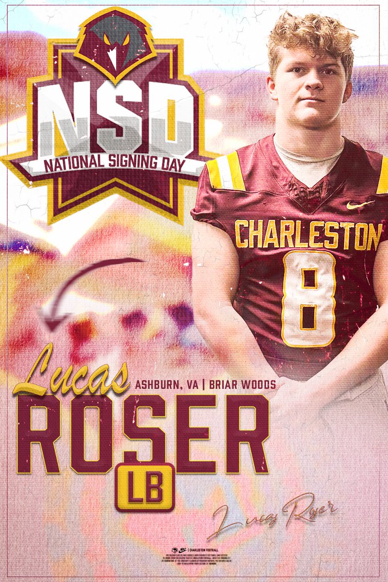 University of Charleston Football (@ucwv_football) on Twitter photo 🦅NEW SIGNEE🦅
Lucas Roser | LB | Ashburn, VA | <a href="/LucasRoser2/">Lucas Roser</a>
Welcome to the nest, Lucas‼️#WingsUp #NSD25 🦅NEW SIGNEE🦅
Lucas Roser | LB | Ashburn, VA | <a href="/LucasRoser2/">Lucas Roser</a>
Welcome to the nest, Lucas‼️#WingsUp #NSD25