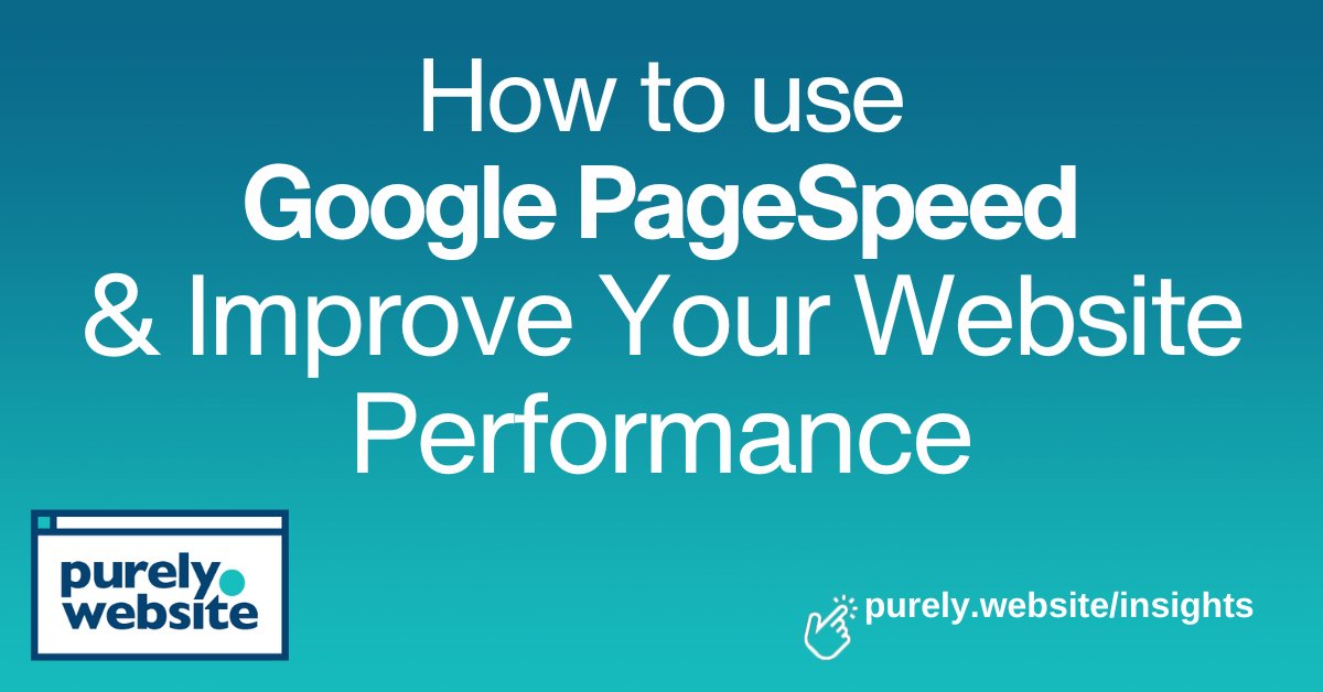 Is your website too slow? ⏳ Don’t lose visitors! Use Google PageSpeed Insights to diagnose and fix performance issues FAST! 🚀

Learn how to use Google PageSpeed in our latest insight: purely.website/insights/how-t…

#pagespeed #google #websiteoptimization