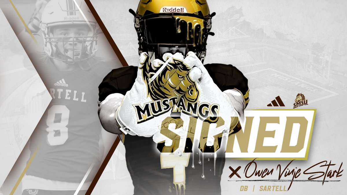 SMSU Football (@smsufootball) on Twitter photo ๐๏ธ Signed
๐ด Owen Vinje Stark
๐ Defensive Back
๐ Sartell, MN
Excited to welcome <a href="/Stark1V/">Owen V Stark</a> to Mustang Territory! #LetsRide #M4L ๐๏ธ Signed
๐ด Owen Vinje Stark
๐ Defensive Back
๐ Sartell, MN
Excited to welcome <a href="/Stark1V/">Owen V Stark</a> to Mustang Territory! #LetsRide #M4L