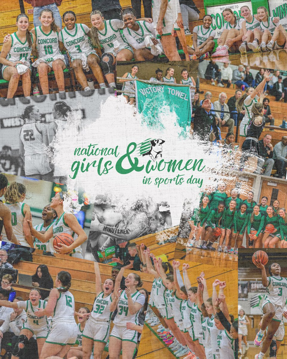 Happy National Girls &amp; Women in Sports Day! 

Today we get to celebrate our female athletes that are role models, leaders, &amp; heroes for the next generation of Lady Minutemen. 🫶🏻
