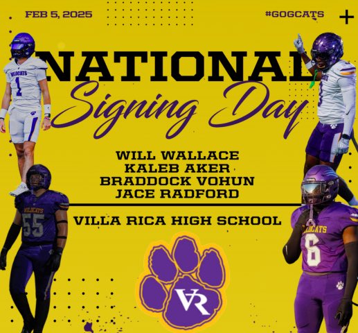 National Signing Day 2025! Congratulations to everyone signing today and the ones still waiting on the right opportunity! Keep pushing and Go Cats!