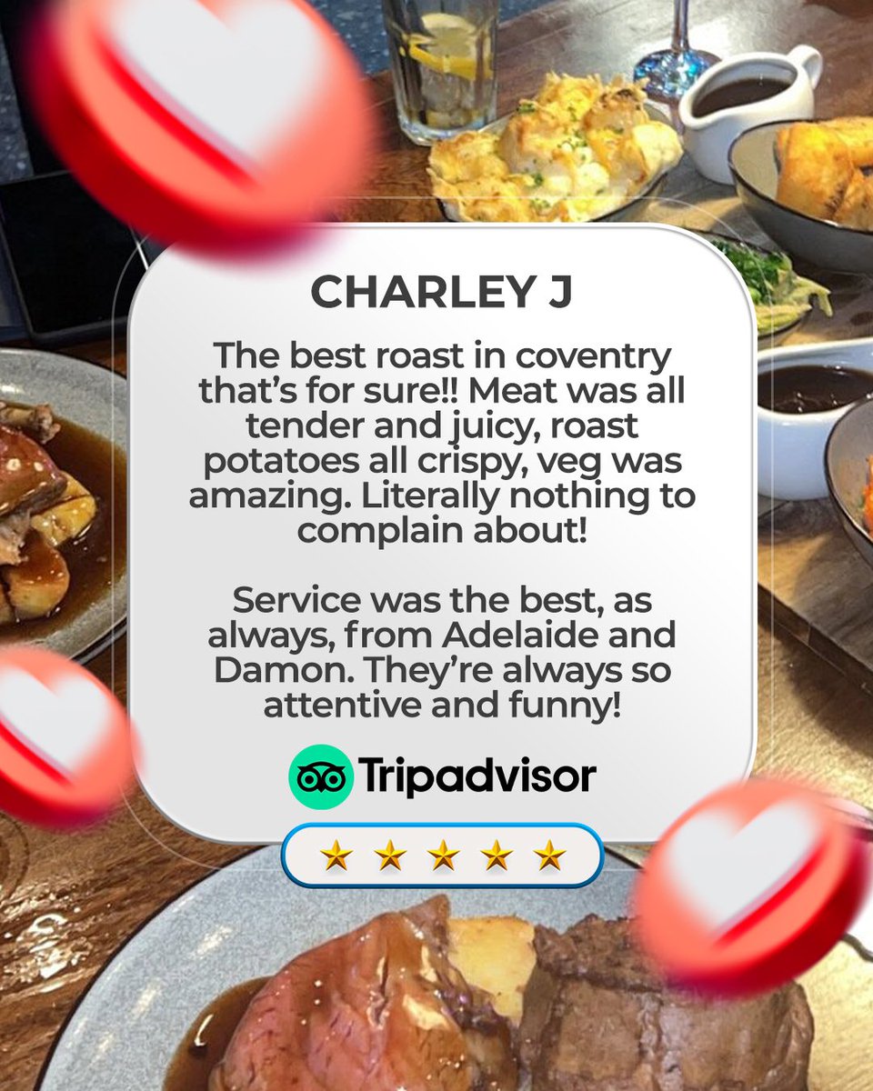 We’ve had some amazing reviews recently, we can’t help but share them! ❤️

We love hearing your feedback, have you had a great experience with us recently? Or maybe you think there’s things we can improve in, let us know theyardcoventry.co.uk/review 📲