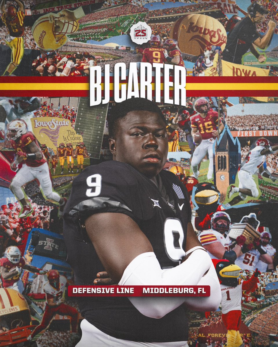 Iowa State Football (@cyclonefb) on Twitter photo His heavy hands and strong lower half allowed BJ to make plays behind the line of scrimmage for Middleburg the past four season.
<a href="/Bj_Carter904/">Bernard Carter ✝️</a>
🌪️🚨🌪️ His heavy hands and strong lower half allowed BJ to make plays behind the line of scrimmage for Middleburg the past four season.
<a href="/Bj_Carter904/">Bernard Carter ✝️</a>
🌪️🚨🌪️