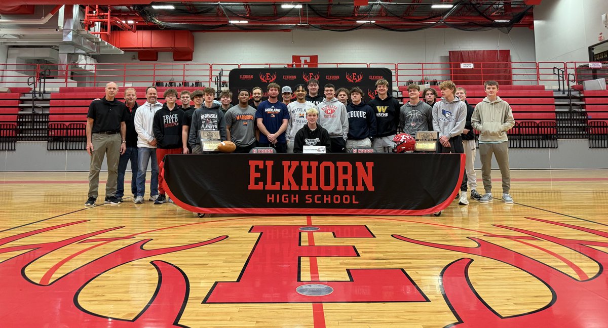 🚨2025 Winter EHS Signing Day 🚨

Congratulations to Peyton on committing to compete in Football and continue his academic studies at Chadron State College! <a href="/1stDownAntlers/">Elkhorn Antler Football</a> <a href="/CSCFootball/">Chadron State Football</a>