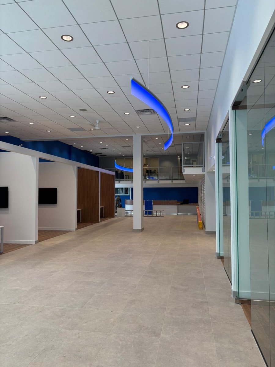 impactenergyltd's tweet photo. The incredible renovation at Regal Motors Ltd in Rosetown continues to come together ⚡️ #LetsGetToWork #poweringindustry #electricalcontractor #impactenergyservices https://t.co/HL3T5JFvWm
