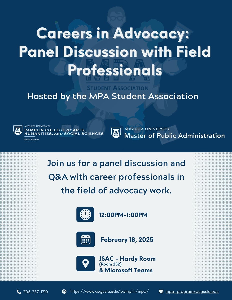 Save the date! This is always a great event for our program. Come out or join us via Microsoft Teams!

#MPASA #Advocacy #FieldProfessionals #MPA