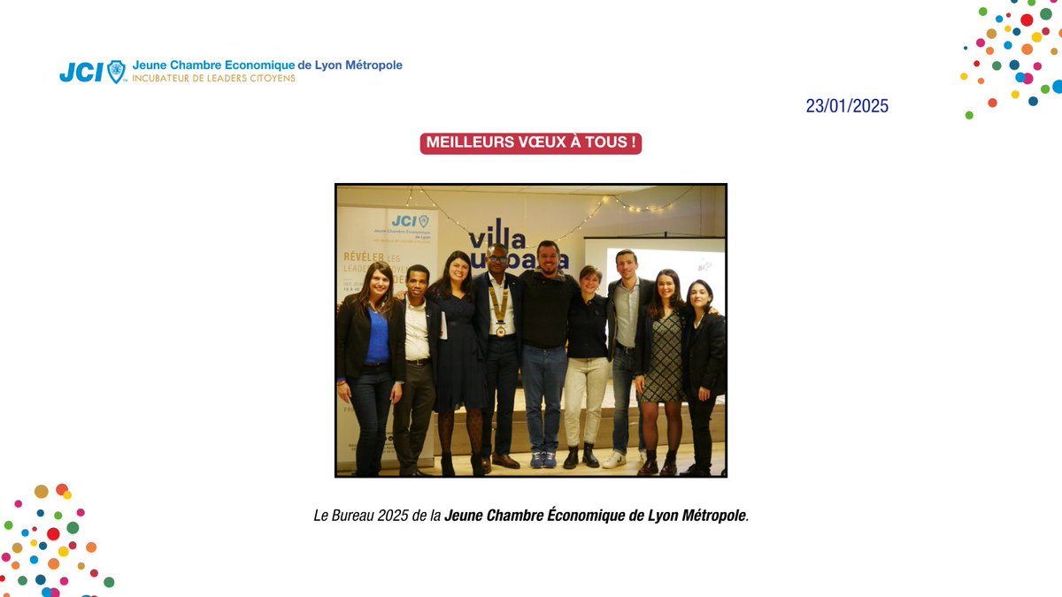 📷 [RETOUR EN IMAGES]  2/2📷

🙏 Un grand merci à nos partenaires et à tous les participants de notre cérémonie des vœux 2025 !

<a href="/JCE_France/">jce_france</a> <a href="/JCEAURA/">Fédération JCE AURA</a> <a href="/clement_ln/">Clém_ent</a> <a href="/Entourage_asso/">Entourage</a>

#JCI #Leadership #Engagement #LyonMétropole
#Entourage #IDRAC #HEIP #CPME #JCEF #JCEAURA