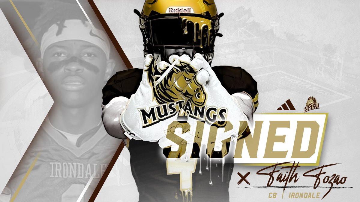 SMSU Football (@smsufootball) on Twitter photo ποΈ Signed
π΄ Faith Fozao
π Defensive Back
π Blaine, MN
Excited to welcome <a href="/FozaoFait/">Faith Fozao</a> to Mustang Territory! #LetsRide #M4L ποΈ Signed
π΄ Faith Fozao
π Defensive Back
π Blaine, MN
Excited to welcome <a href="/FozaoFait/">Faith Fozao</a> to Mustang Territory! #LetsRide #M4L
