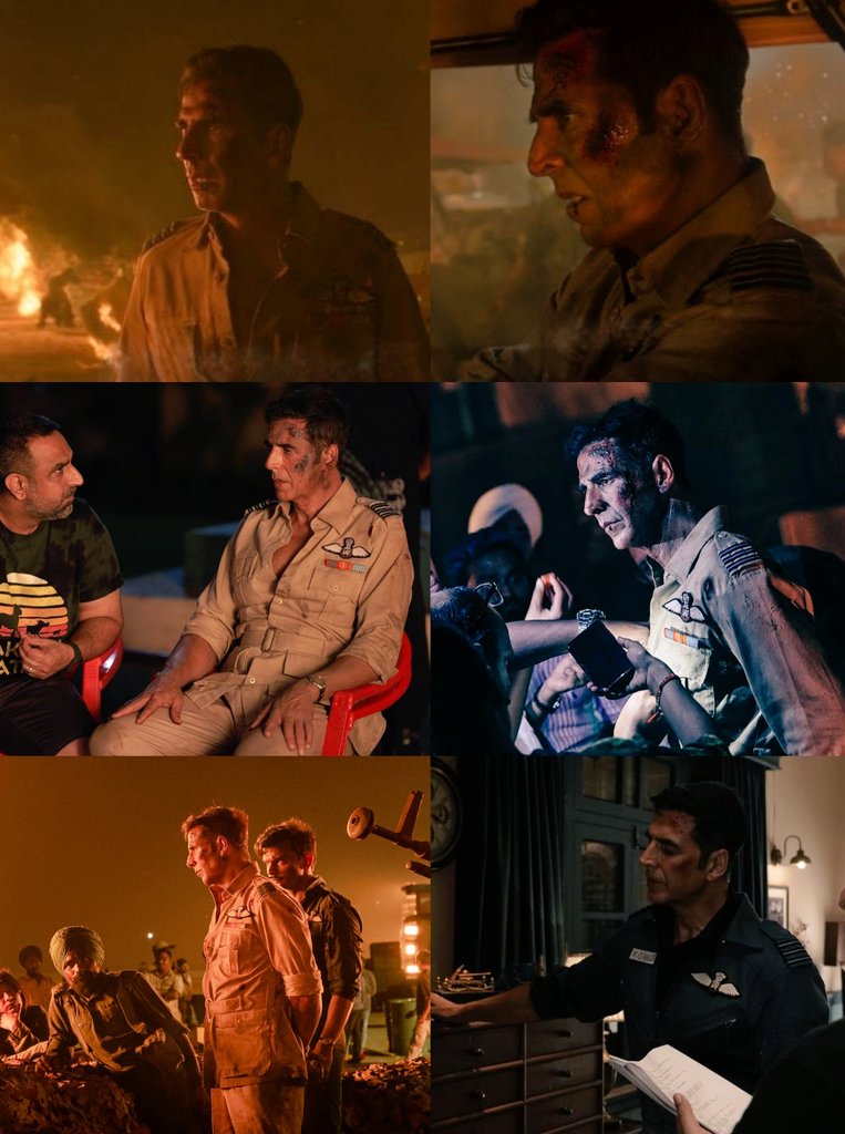 Akkian_Emine87's tweet photo. @akshaykumar as most cool, hot &amp; handsome Commander  K.O AHUJA aka Tiger 🗿🔥💥

#AkshayKumar𓃵's all BTS photos from #SkyForce set 

#skyforceintheatersnow #skyforcetakeoff @MaddockFilms @jiostudios https://t.co/YvcvTRF40s