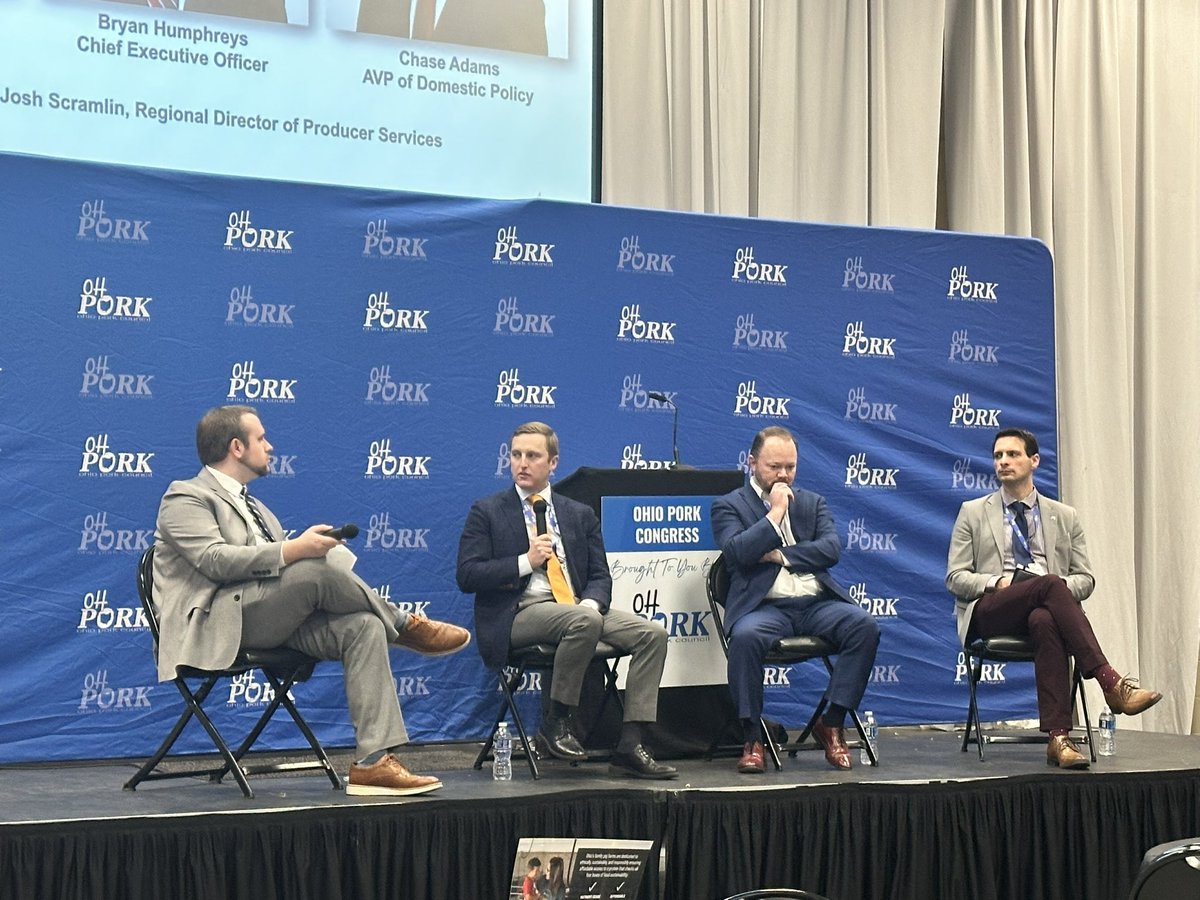 Shoutout to NPPC for a great panel session this morning at the Ohio Pork Congress! Hearing an update on political strategies for the new year was a great way to stay up to date. #OHPork