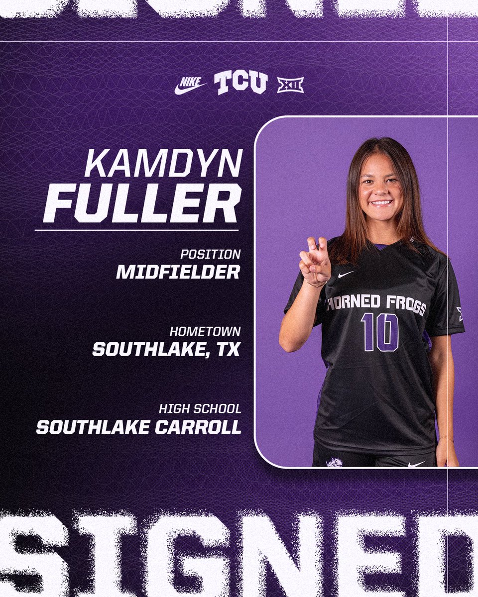She’s official ✍️ Welcome to the FrogFam! 

#GoFrogs | #FIGHT