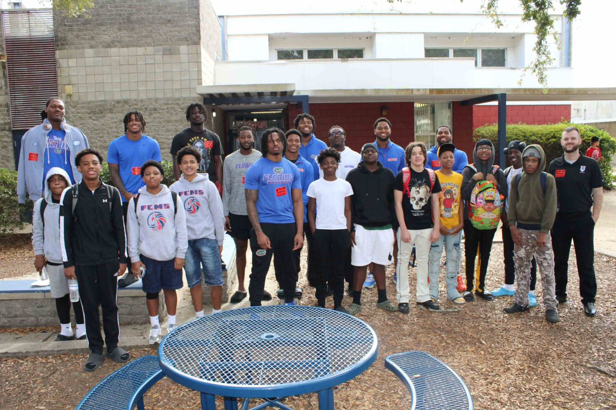 Good decisions shape great futures. Had a great time pouring into the students at Fort Clark MS, we discussed how discernment helps student-athletes navigate challenges. invest in the next generation by clicking the link  madeformoreinspire.org <a href="/fl_victorious/">Florida Victorious</a> #FVFoundation