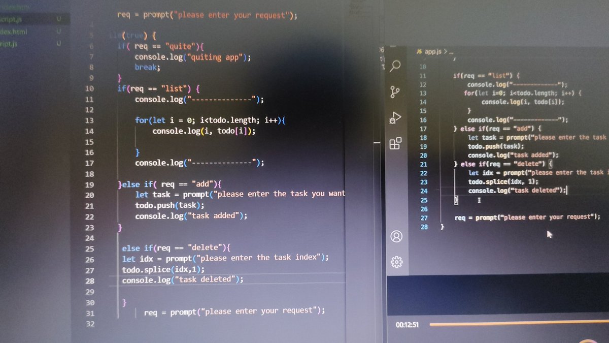 After an approximately 1-week break, I'm back on my #DevJourney! 🚀 Today marks #Day20, diving into the world of JavaScript. Excited to refresh my skills and learn more as I continue growing as a developer. Let’s keep building and improving! 💻✨

#JavaScript #Coding