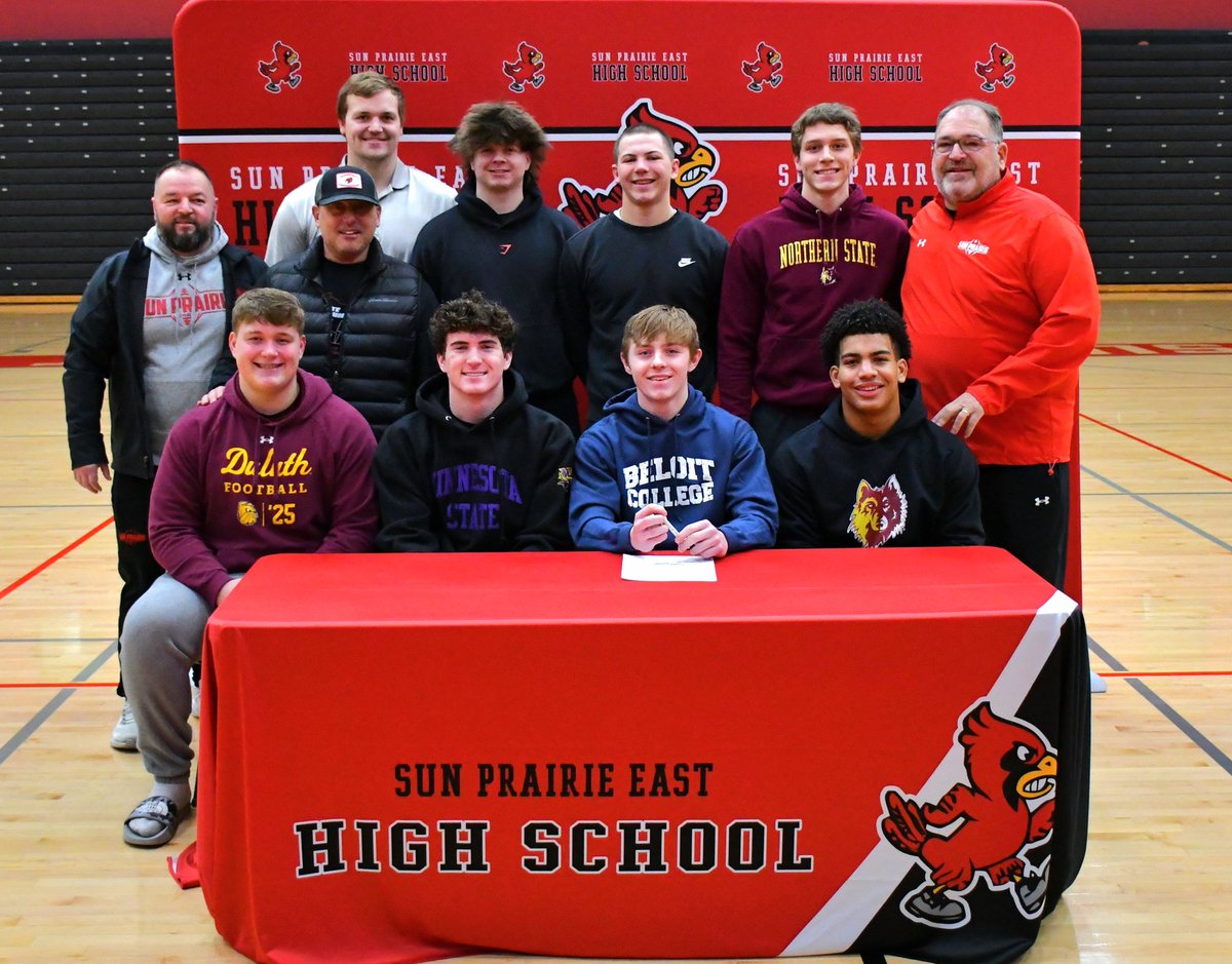 Sun Prairie East Football (@sunprairiefb) on Twitter photo Congratulations to <a href="/BradySchauu/">Brady Schauer</a> <a href="/GavinMeece2025/">Gavin Meece</a> <a href="/klun_alex/">Alex Klun</a> <a href="/WaitkusJackson/">Jackson Waitkus</a> <a href="/cooperwhite2025/">Cooper White</a> and best wishes at the next level. Thank you for all you have done for Cardinal Football. We are proud of you! Congratulations to <a href="/BradySchauu/">Brady Schauer</a> <a href="/GavinMeece2025/">Gavin Meece</a> <a href="/klun_alex/">Alex Klun</a> <a href="/WaitkusJackson/">Jackson Waitkus</a> <a href="/cooperwhite2025/">Cooper White</a> and best wishes at the next level. Thank you for all you have done for Cardinal Football. We are proud of you!