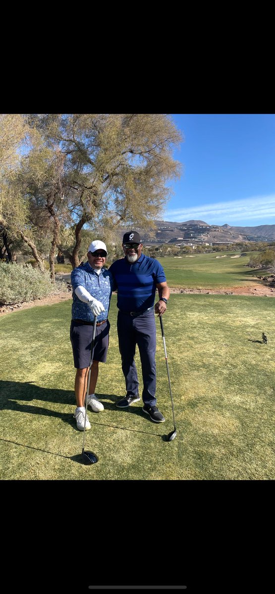 One guy has 355 major league home runs and the other guy has zero. For some reason he called me “Jesse James” on the back nine. ⁦<a href="/gregvaughn23/">Greg Vaughn</a>⁩ it was a pleasure.