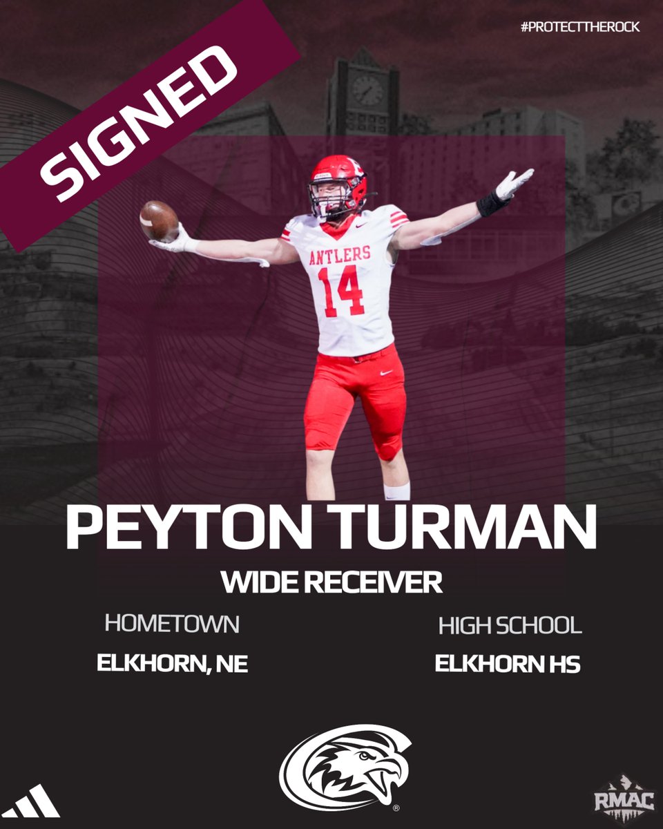 Now introducing, the newest Chadron State Eagle...

Welcome to the Rock, Peyton Turman!

#SoarEagles | #ProtectTheRock | #NSD25