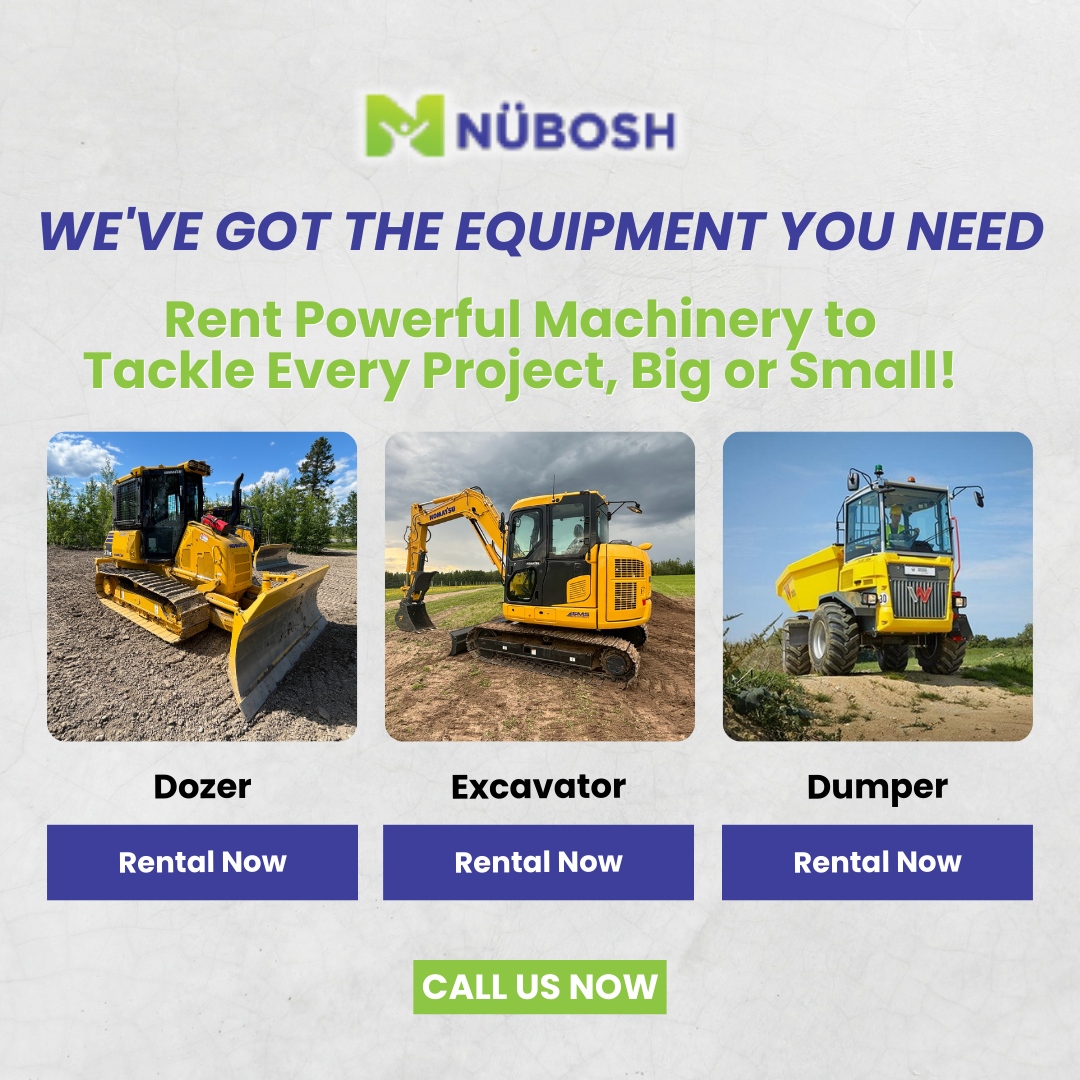 NuboshTechInc's tweet photo. Whether it's a dozer, excavator, or dumper—we've got you covered! 

Rent the machinery that gets the job done right, every time. 

Call now and let’s get moving!

🌐 https://t.co/FmkTFtHr1O

#HeavyEquipment #ConstructionRentals #ExcavatorRental #TrackLoader #DumperRental https://t.co/lQTboJiLWS
